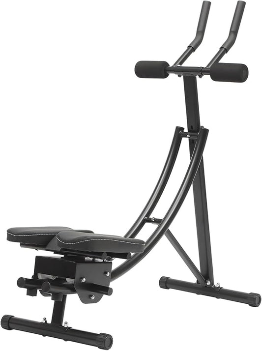 Workout Equipment for Home Gym, Foldable Core & Abdominal Exercise Machine, 150kg/330lbs Weight Capacity, Height Adjustable Abs Workout Equipment for Home Gym Strength Training