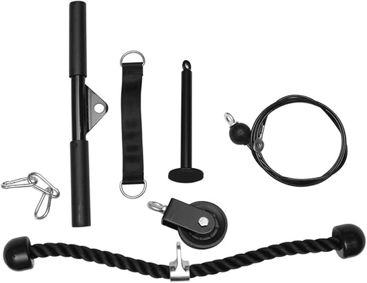 Milisten Equipment Pulley Cable Attachment Workout Equipment Home Gym Accessory Kit