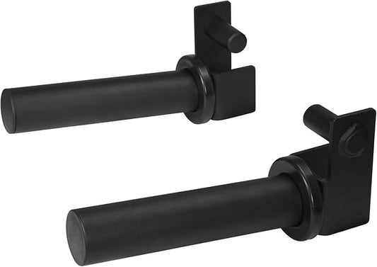 Yes4All Power Rack J-Hooks & Attachments – Heavy Duty Barbell Holders Compatible with 2x2 & 3x3 Power Racks for Home Gym