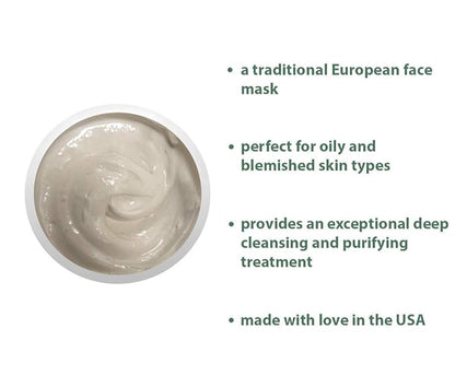 Raya Blemish Control Masque (709) | European Facial Treatment Mask for Oily and Break-Out Skin | Helps Calm Inflammations and Minimize Pores