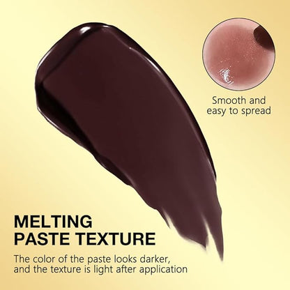 2Pcs Black Honey Lipstick Tinted Lip Balm, Sheer Hydrating Lip Stain for All Skin Tones, Natural Lightweight Lips Gloss Makeup for Women, Vegan & Cruelty-Free