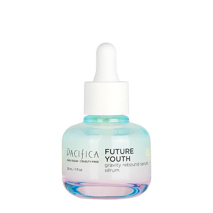 Pacifica Future Youth Gravity Rebound Face Serum – Multi-Peptide Firming Facial Serum for Fine Lines, Anti-Aging & Elasticity Vegan & Cruelty-Free Dermatologist Tested