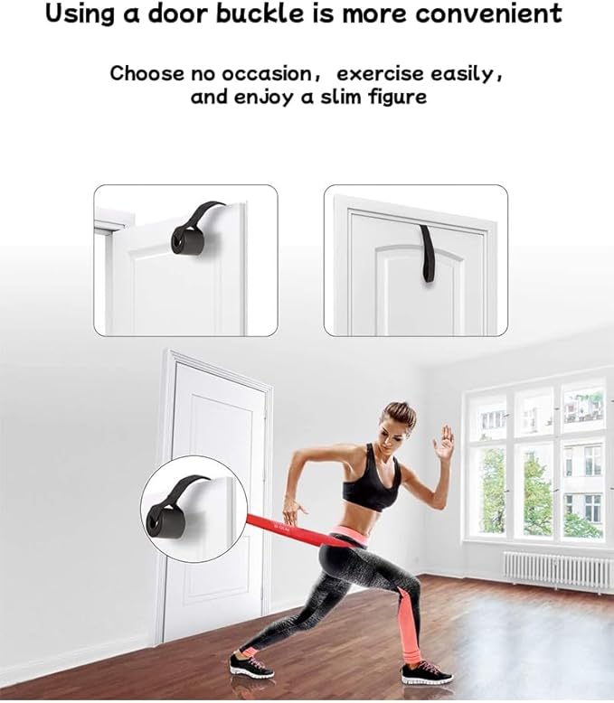 Pull Up Assist Bands Set, 5 Resistance Bands 15-125 lbs, Exercise Bands with Storage Bag, Workout Fitness Training