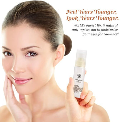 Shankara Ageless Vitamin C Serum with Gotu Kola for Hydrated, Younger-Looking Skin – Herbal Neck and Face Serum for Dark Spots, Fine Lines, Wrinkles – Cruelty-Free, Fragrance-Free (30ml)