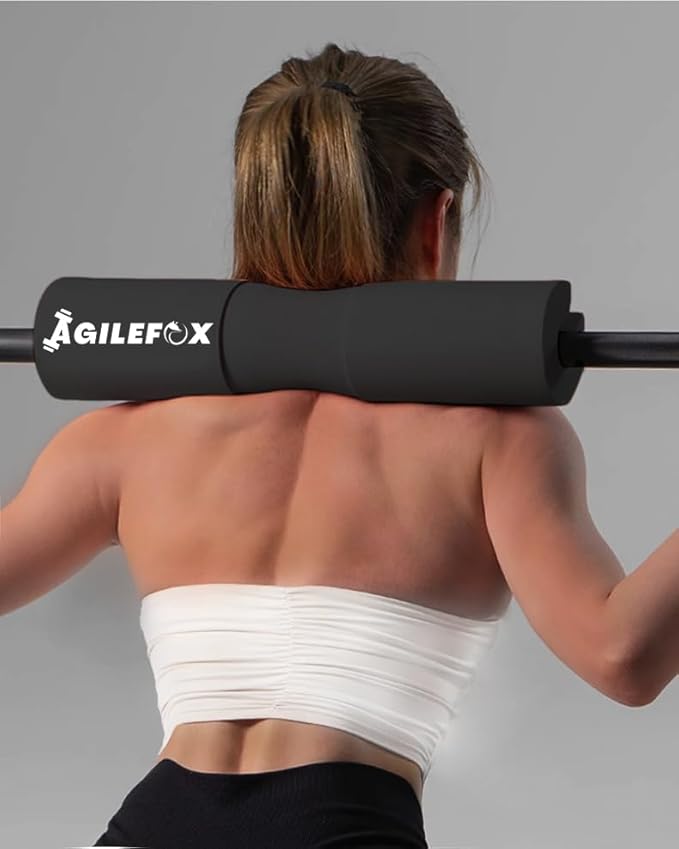 AGILEFOXX Barbell Pad - Squat Pad-Hip Thrust Foam Pad, Comfort & Safety for Strength Training