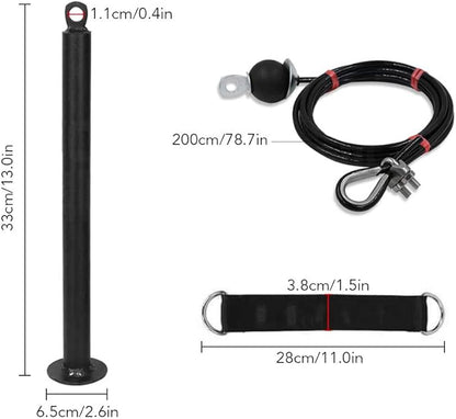 ZJchao Pulley System Gym, Fitness Pulley Cable System Cable Pulley System Gym Pulley System for Home Gym Cable Pulley System Home Gym for Gym Equipment, Ladder Lift, DIY Home Projects