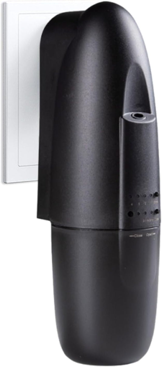 Plug in Waterless Aroma Diffuser for Essential Oils, 500 Sq. Ft, Portable Fragrance Diffuser, Cold-Air Diffusion Tech, Black