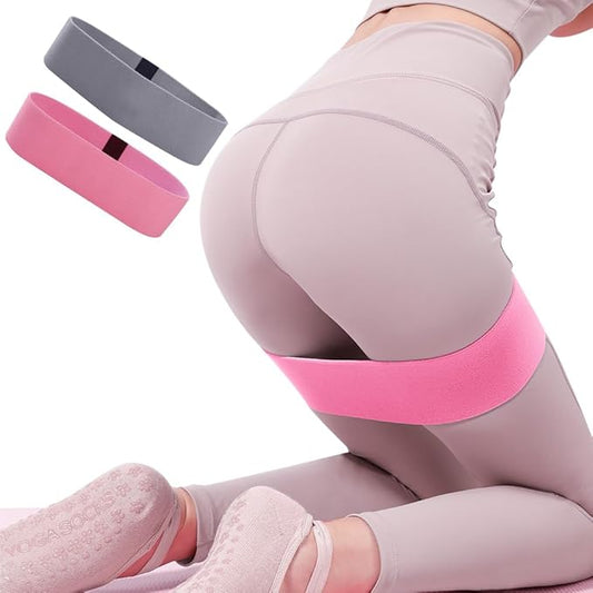 Fabric Resistance Bands, Elastic Bands of Different Levels, Hip and Leg Shaping Bands, Suitable for Yoga, Rehabilitation, Pilates, Fitness and Home Workouts