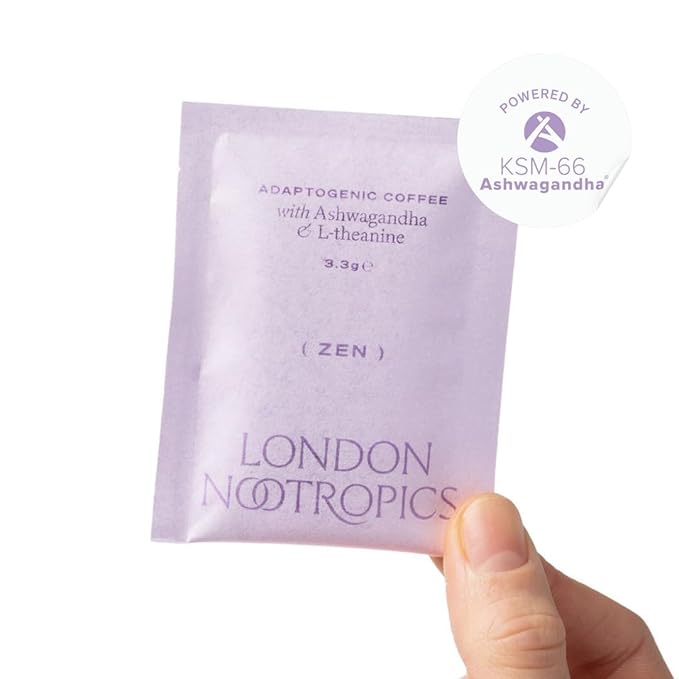 London Nootropics - Zen - Adaptogenic Mushroom Coffee with Ashwagandha & L-theanine - 12 Sachets