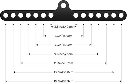 Double to Single Adaptor Plate LAT T Bar Row Pull Up Down Accessories Tricep Rope Cable Crossover Machine Attachments Workout Weight Spreader Bar Pulley System Landmine D Handles for Home Gym