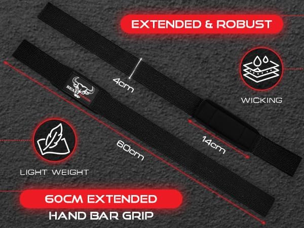 BEAST RAGE Lifting Wrist Straps for Weightlifting, Weight Lifting Straps Gym Grip Power Workouts Lifting Straps Padded Cotton Men Women Wrap Lift Deadlift Straps Hard Pull Exercise