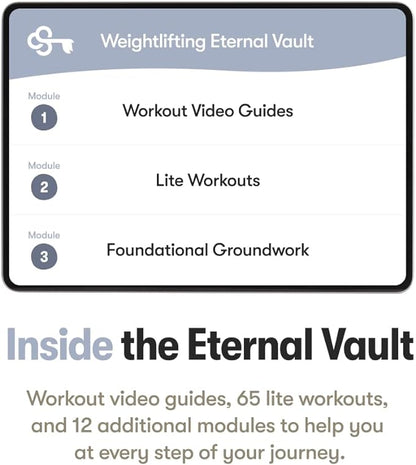 The Weightlifting Transformation Gym Buddy Journal by Habit Nest. 12-Week Trainer & Progress Tracker. Requires Full Gym Equipment. 65 Video Guided Workouts with Sets, Reps & Tracking Space.