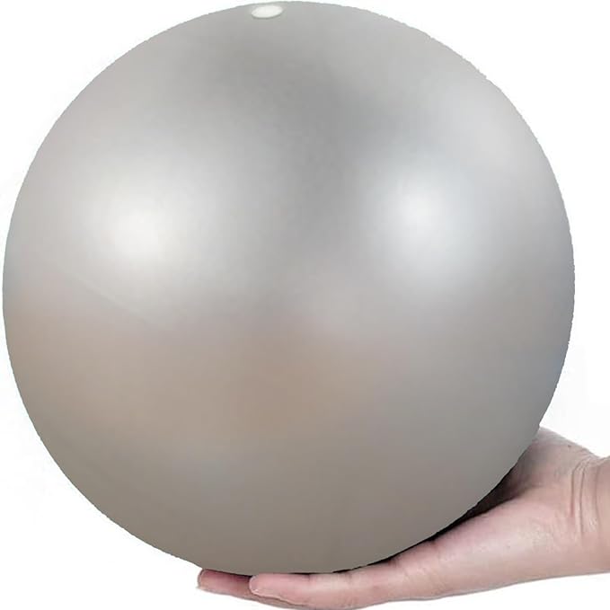 Small Exercise Ball Anti-Burst Non-Slip Stability 9 Inch with Inflatable Straw Mini Pilates Balls Ideal for Yoga Exercise Pilates Physical Therapy Stretching Core Fitness