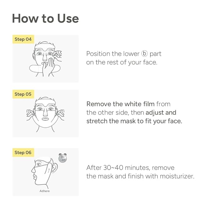 SUNGBOON EDITOR Deep Collagen Retinol Tension Boost Up Mask | Retinol, Volufiline, Lifted Skin, Skin Firmness, Boosted Volume for Sagging skin, Double Chin Reducer, V Line Lifting Mask, 25g x 4ea