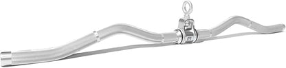 RitFit 38.6'' W-Shaped LAT Pulldown Bar, Aluminum Alloy Cable Machine Attachment with Full Rotation for Gym, Strength Training, Workouts
