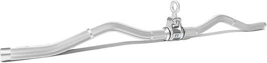 RitFit 38.6'' W-Shaped LAT Pulldown Bar, Aluminum Alloy Cable Machine Attachment with Full Rotation for Gym, Strength Training, Workouts