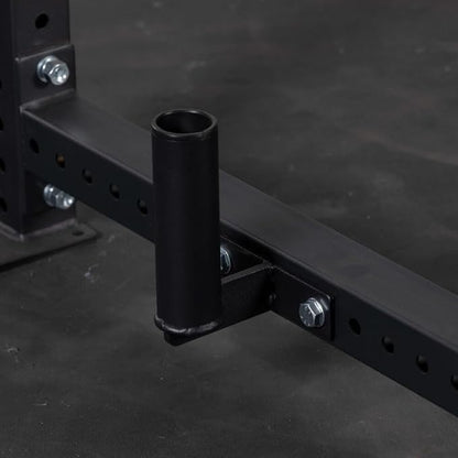 Titan Fitness T-3 or X-3 Series Horizontal Mount Olympic Barbell Holder, Single Bar Hold Bolt-On Rack Mount