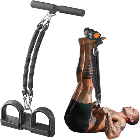21 Fitness Resistance Bands-4 Tube Pedal Ankle Puller, 2025 New Pedal Resistance Band Stretch Bands, AB Training Auxiliary Device Workout Equipment for Women Men