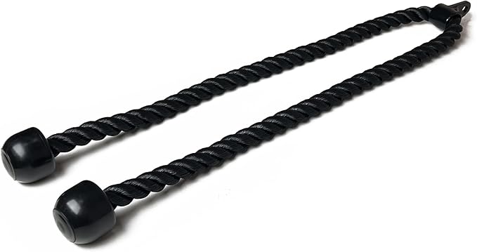 KORIKAHM Long Tricep Rope, Rope Pull Down Attachment 47 55 63Inch Length Long, Tricep Rope Cable Attachment, Tricep Pull Down Rope for Home Gym Pulley System,Cable Machine Attachment