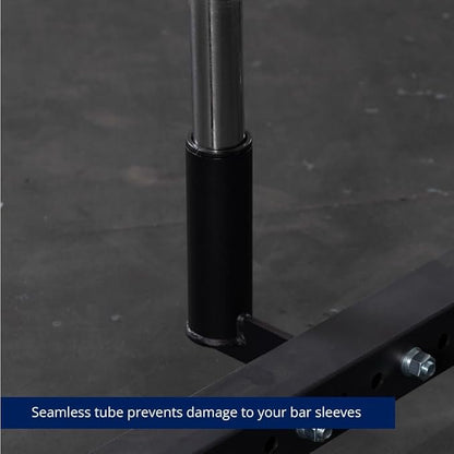 Titan Fitness T-3 or X-3 Series Horizontal Mount Olympic Barbell Holder, Single Bar Hold Bolt-On Rack Mount