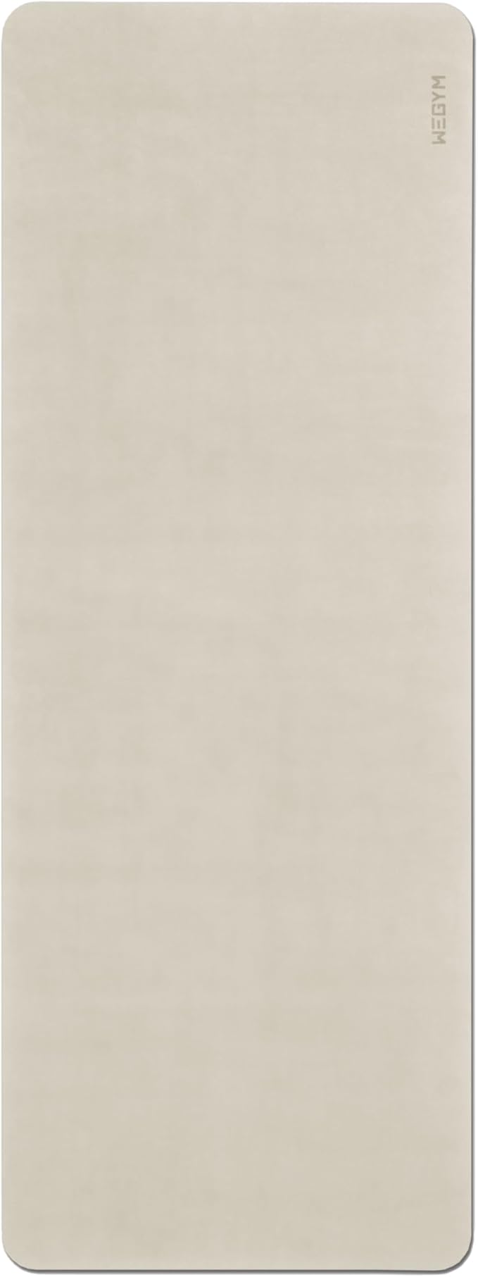 4mm Cushioned Exercise Mat for Yoga & Pilates - Anti Slip, Polyurethane with Suede Top & Carrying Strap