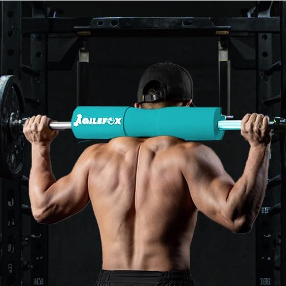 AGILEFOXX Barbell Pad - Squat Pad-Hip Thrust Foam Pad, Comfort & Safety for Strength Training