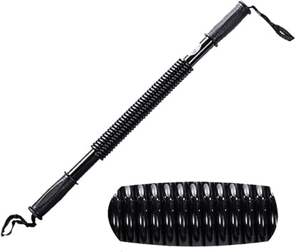 Boshen Power Twister Bar for Arm Upper Body Strength Training Workout Heavy Duty Arm Builder 44lbs/66lbs/88lbs/110Ibs for Choice