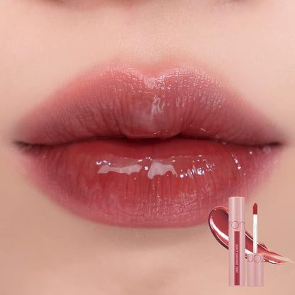 rom&nd Juicy Lasting Tint 24 PEELING ANGDOO, Vivid color, & Glossy Finish, Long-lasting, MLBB, moisturizing, Highly-Pigmented, Clear Natural Makeup, Lip for Daily Use, K-beauty, 5.5g / 0.2 oz