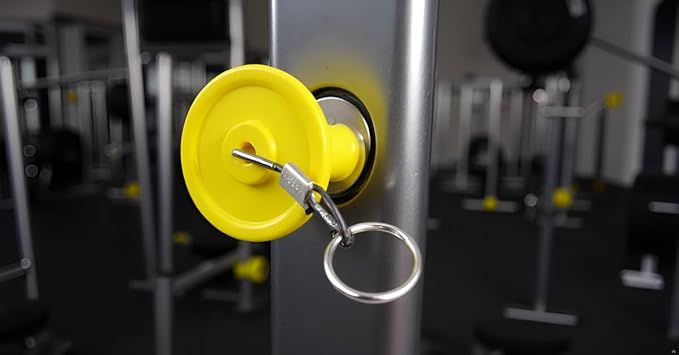 Alomejor Weight Stack Pin for Gym Equipment, Stainless Steel, Yellow