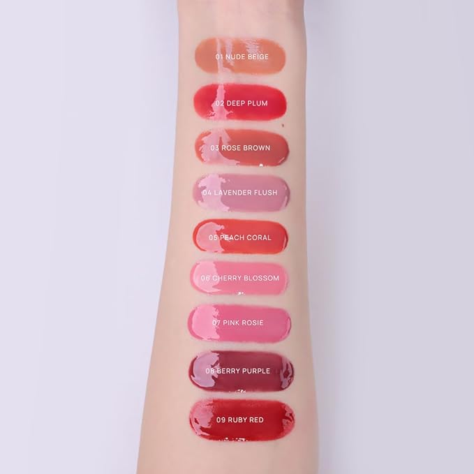 Moist Ampoule Blusher with 50% Moisture Essence | Hydrating & Long-Lasting Blush | 0.68fl.oz (9 Shades) (Rose Brown)