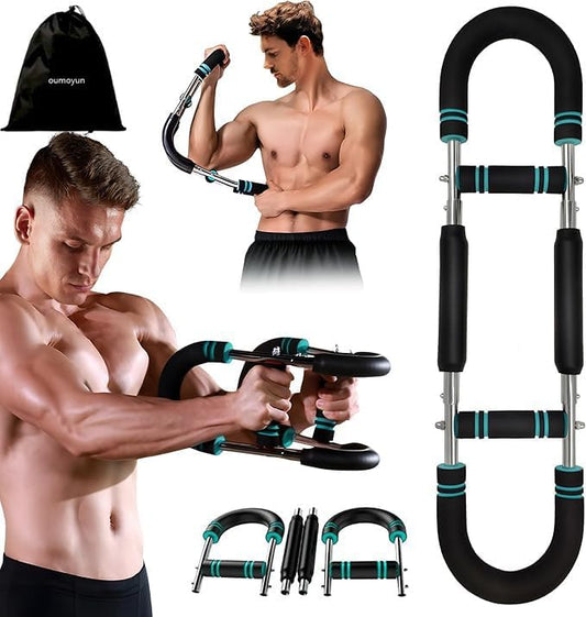 Aomoyun Arm Trainer,Adjustable Chest Expander,Chest Workout Equipment,Arm Exerciser,Portable Home Gym Equipment Upper Body Strength Training Machine for Men & Women.