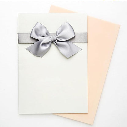 1" Width x 50 Yards Satin Fabric Ribbon, Silver Ribbon Perfect for DIY Bows, Swags, Gift Wrapping, Craft, Flower Bouquet，Christmas and Party Decoration