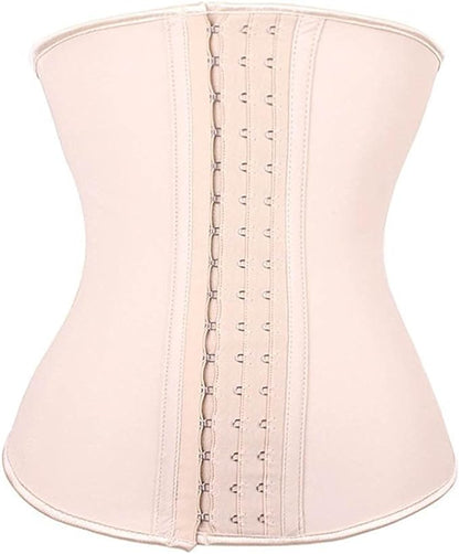YIANNA Waist Trainer for Women Latex Underbust Waist Cincher Corset Sport Girdle Hourglass Body Shaper