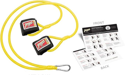 Jaeger J-Bands Resistance Bands for Pitchers. Baseball & Softball Pitching Trainer and Arm Trainer. Pitching Bands for Throwing. Training Equipment with Laminated Instruction Sheet