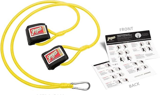 Jaeger J-Bands Resistance Bands for Pitchers. Baseball & Softball Pitching Trainer and Arm Trainer. Pitching Bands for Throwing. Training Equipment with Laminated Instruction Sheet