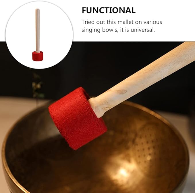 Bowl Hammer Bowl Striker Singing Bowl Mallet Striker Wrapped Mallet Gong Mallet Striker Mallet