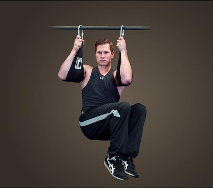 Body-Solid (AAB2) Gut Blaster Hanging Ab Straps for Pull up Bar - Ab Sling Straps Perfect for Abdominal, Leg Raises - Arm Straps for Home Gym