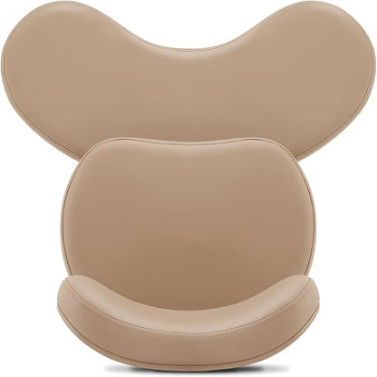 Meditation Chair Plus, Cross Legged Chair with Wheels, ADHD Chair, Criss Cross Desk Chair with Lumbar Support and Adjustable Stool, Flexible Design for Fidgety Sitters, Ivory