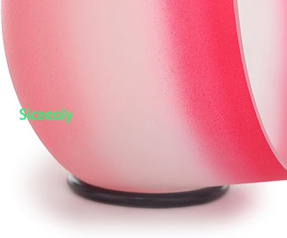 8 inch F Note 432HZ Light Pink Singing Bowl Frosted Quartz Heart Chakra Meditation Sound Healing with Durable Carrying Case Suede Striker O-ring