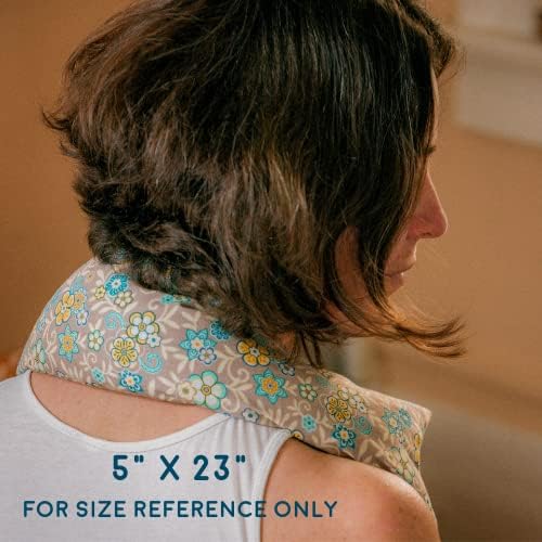 Hot Cold Pack Reusable and Microwavable Heating Pad with Flax Seed and Dried Herbs, Ice Pack, Aromatherapy Heat Pack