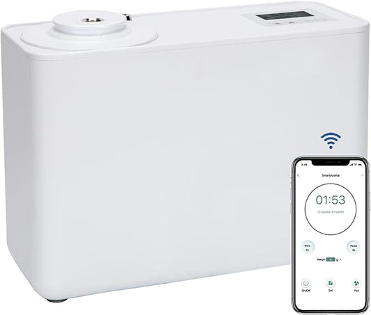Scent Air Machine for Home, Commercial HVAC App Fragrance Machine Oil Diffuser Essential Oils 800ml, Cover Up to 3000 Sq.Ft, Waterless Aromatherapy for Business, Office, Store, Extra Large Room