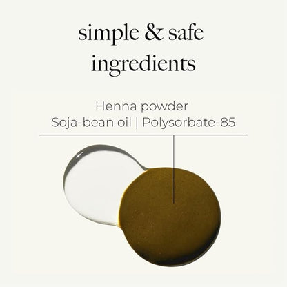 Korean Henna Hair Dye 1 Set - Quick and Easy Application, PPD-free, Synthetic dye-free liquid Formula, Hair Color Made in Korea (Henna)