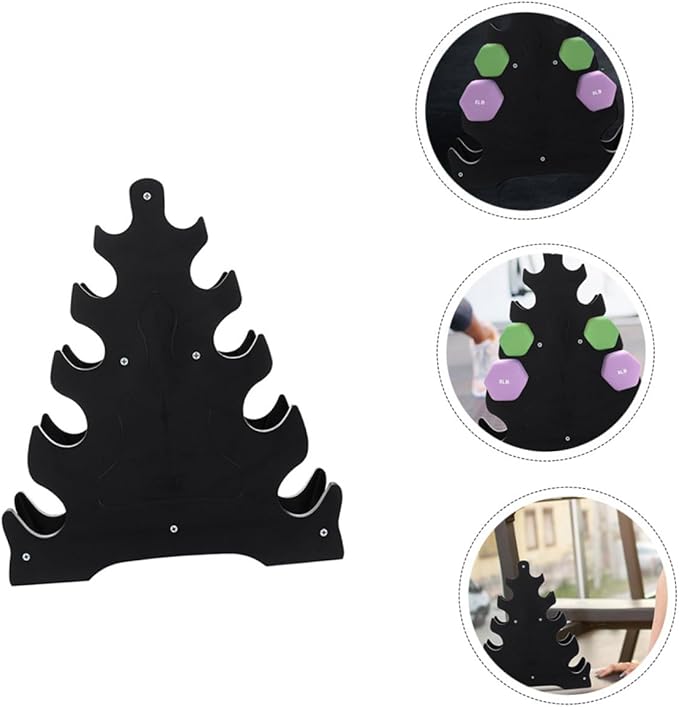 BESPORTBLE Vertical Dumbbell Rack Tower Dumbbell Stand Storage Holder for Home Gym Accessories