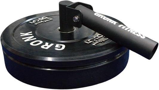 Gronk Fitness Landmine Handle Attachment for Barbell | Heavy-Duty 360° Swivel T Bar Row Stand | V Bar Compatible, Fits Olympic & Standard Bars | Home Gym Landmine for Full-Body, Deadlift & Leg Press Workouts