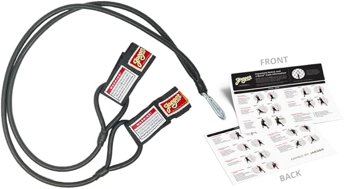 Jaeger J-Bands Resistance Bands for Pitchers. Baseball & Softball Pitching Trainer and Arm Trainer. Pitching Bands for Throwing. Training Equipment with Laminated Instruction Sheet