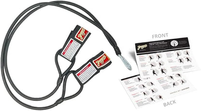 Jaeger J-Bands Resistance Bands for Pitchers. Baseball & Softball Pitching Trainer and Arm Trainer. Pitching Bands for Throwing. Training Equipment with Laminated Instruction Sheet