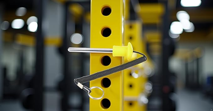 Alomejor Weight Stack Pin for Gym Equipment, Stainless Steel, Yellow
