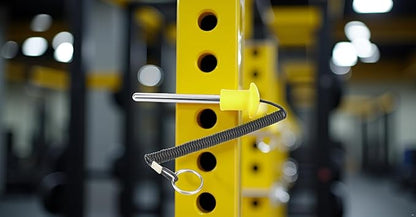 Alomejor Weight Stack Pin for Gym Equipment, Stainless Steel, Yellow
