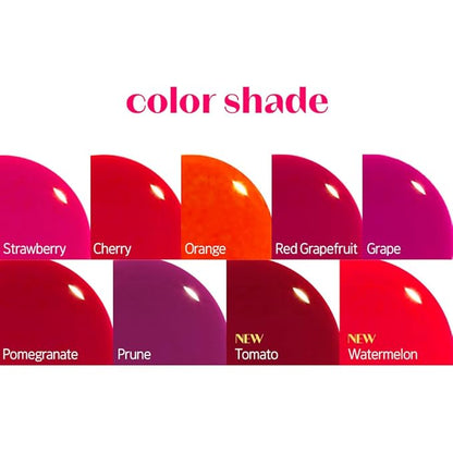 ETUDE Dear Darling Water Tint Cherry Ade 3 SET (9g*3) | Vivid Color Lip Stain with Moisturizing Weightless & Non-sticky Finish Lip Stain | Smudge-proof & Lightweight | Korean Makeup, Perfect for Gift