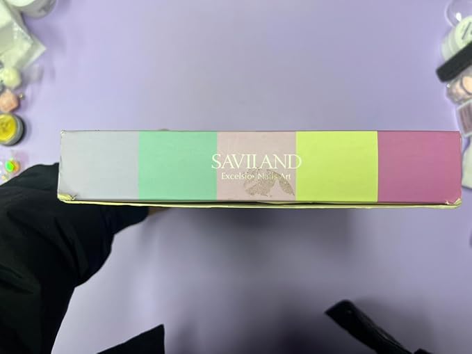 Saviland Acrylic Powder Set Starter - 36 Colors Clear Red Acrylic Powder for Nails Rose Set Spring Summer Easy to Use Polymer System for Nail Extension Nail Carving DIY Nail Art No Need Nail Lamp